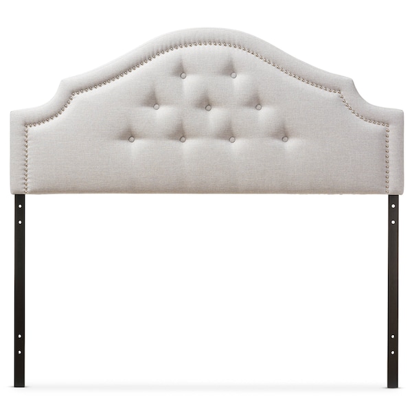 Baxton Studio Cora Modern Grayish Beige Upholstered King Size Headboard 124-6863 - main